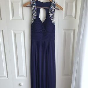Full Length Dress Size 2 - Dark Purple